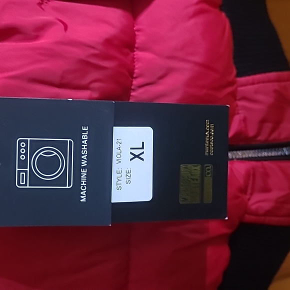 NWT XL red Saki winter jacket - Picture 5 of 5